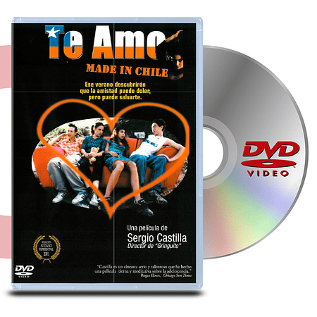 DVD TE AMO MADE IN CHILE