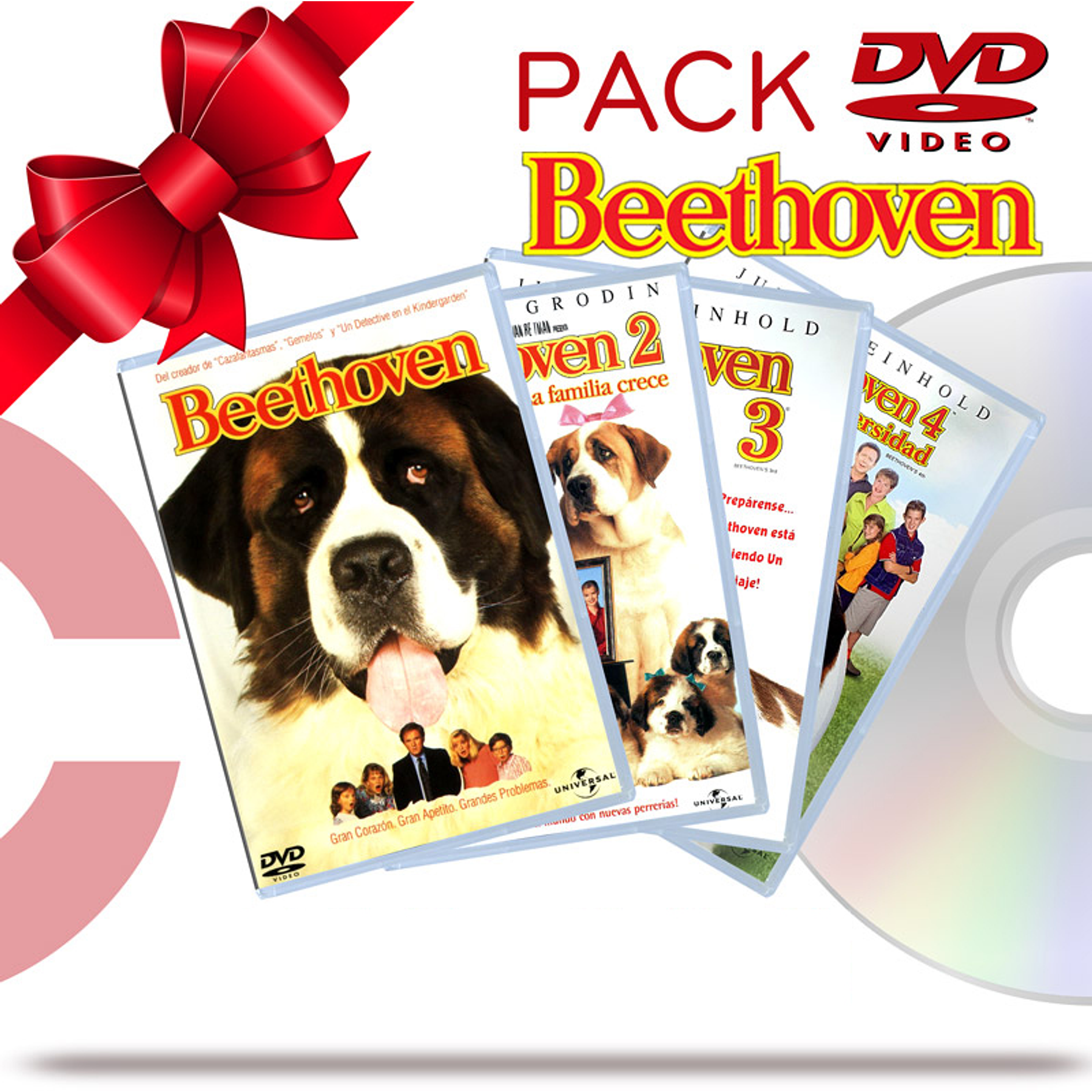 PACK DVD BEETHOVEN 1 AL 4