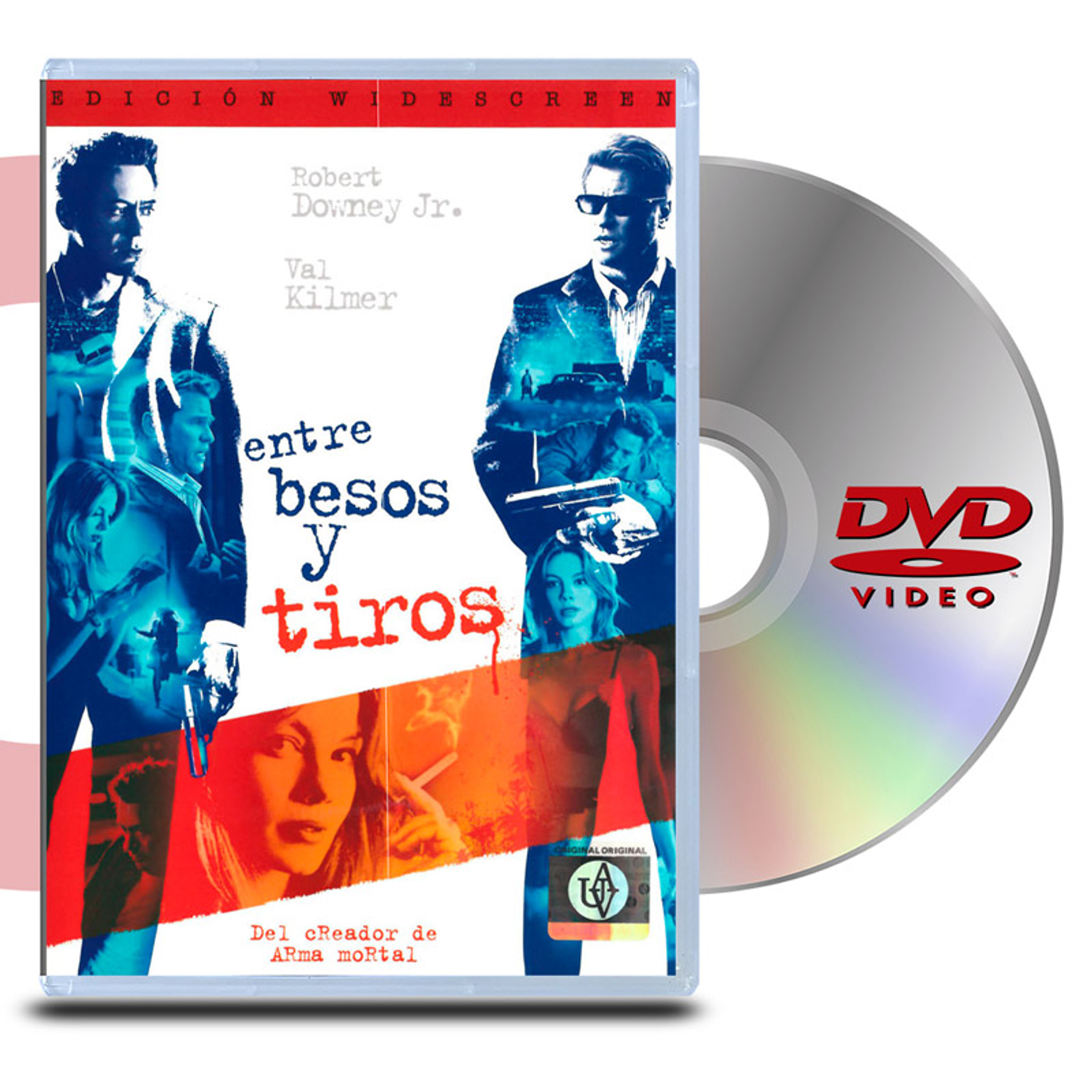 DVD ENTRE BESOS Y TIROS