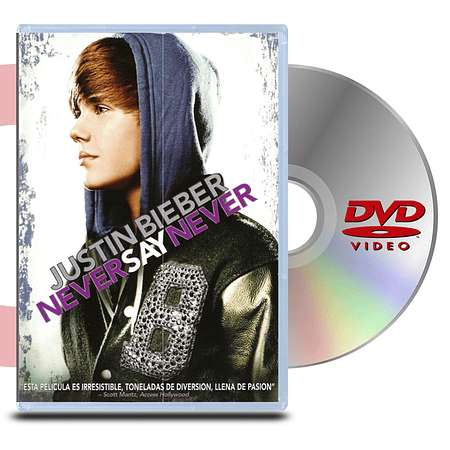 DVD Justin Bieber: Never Say