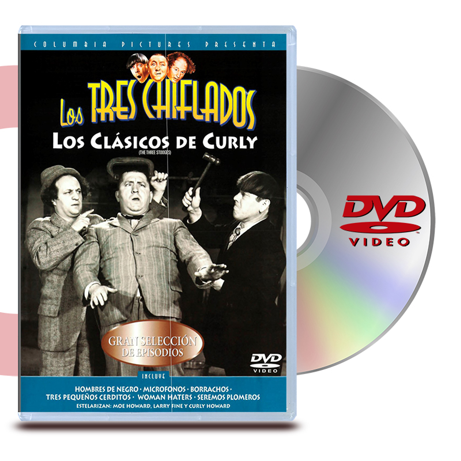 DVD Los Tres Chiflados