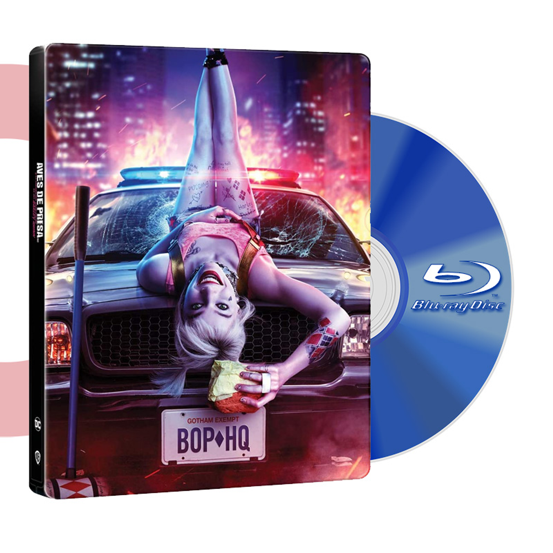 STEEL BOOK BLU RAY AVES DE PRESA BD+DVD