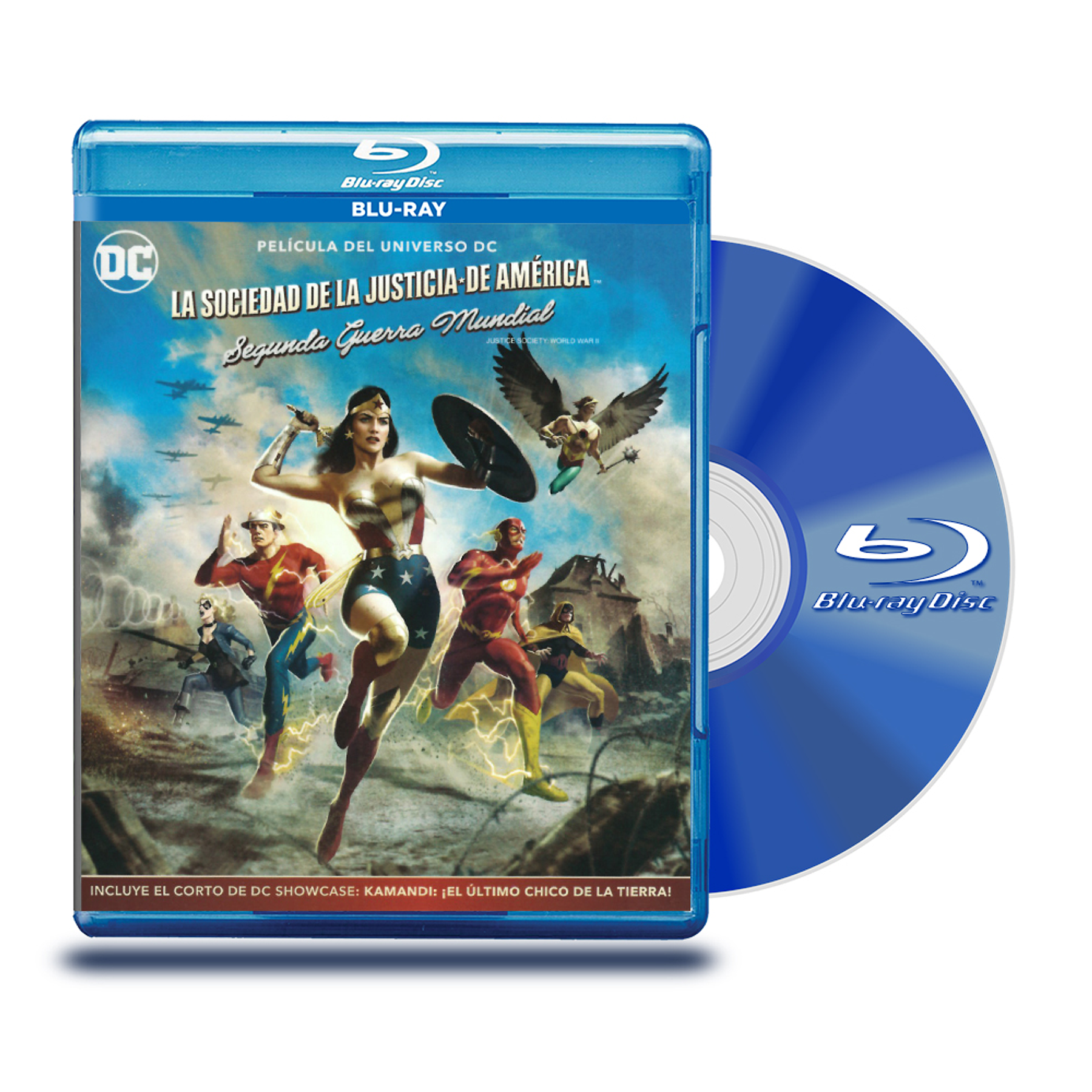 BLU RAY LA SOCIEDAD DE LA JUSTICIA DE AMERICA, SEGUNDA GUERRA MUNDIAL