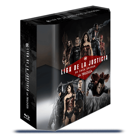 PACK BLU RAY ZACK SNYDER LIGA DE LA JUSTICIA 