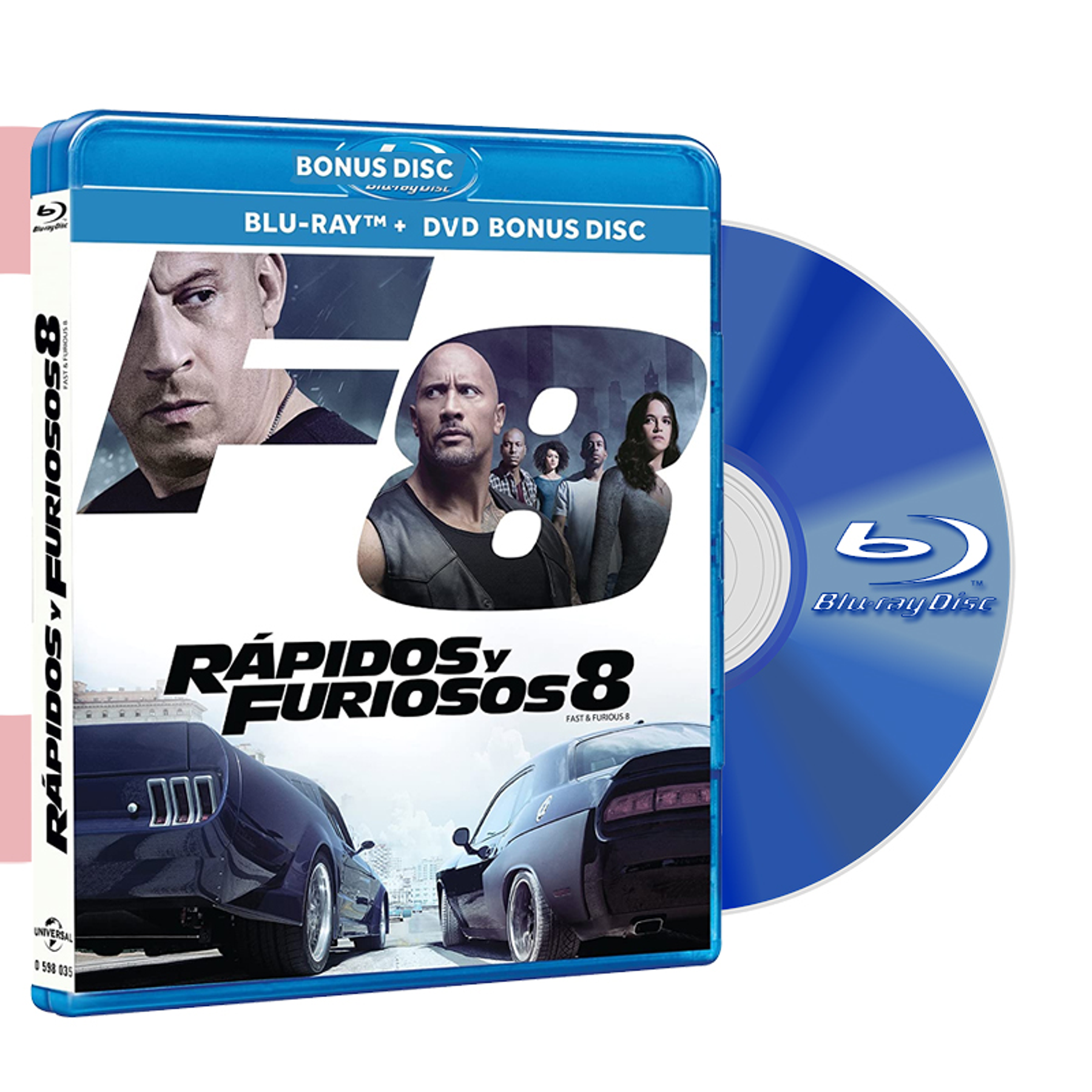 BLU RAY RAPIDOS Y FURIOSOS 8