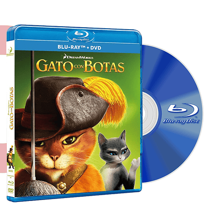 BLU RAY GATO CON BOTAS