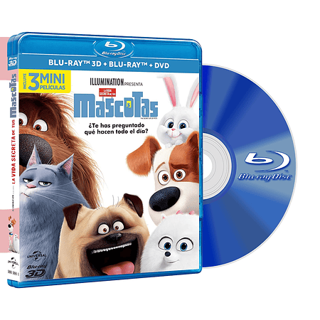 BLU RAY LA VIDA SECRETA DE TUS MASCOTAS 1