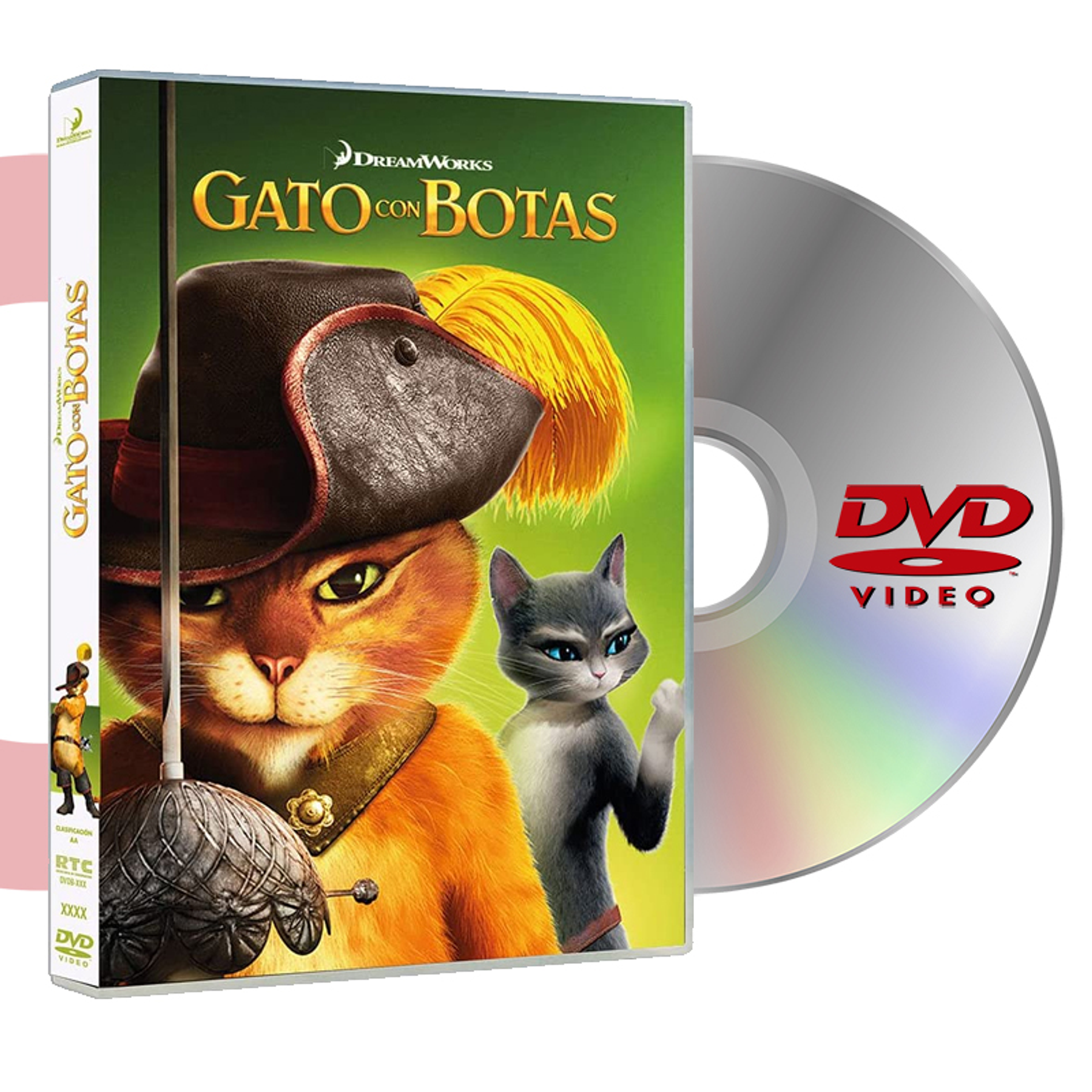 DVD GATO CON BOTAS