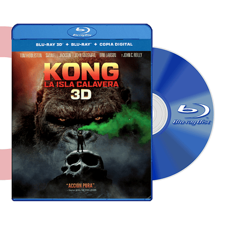 Blu Ray 3D Kong La Isla Calavera