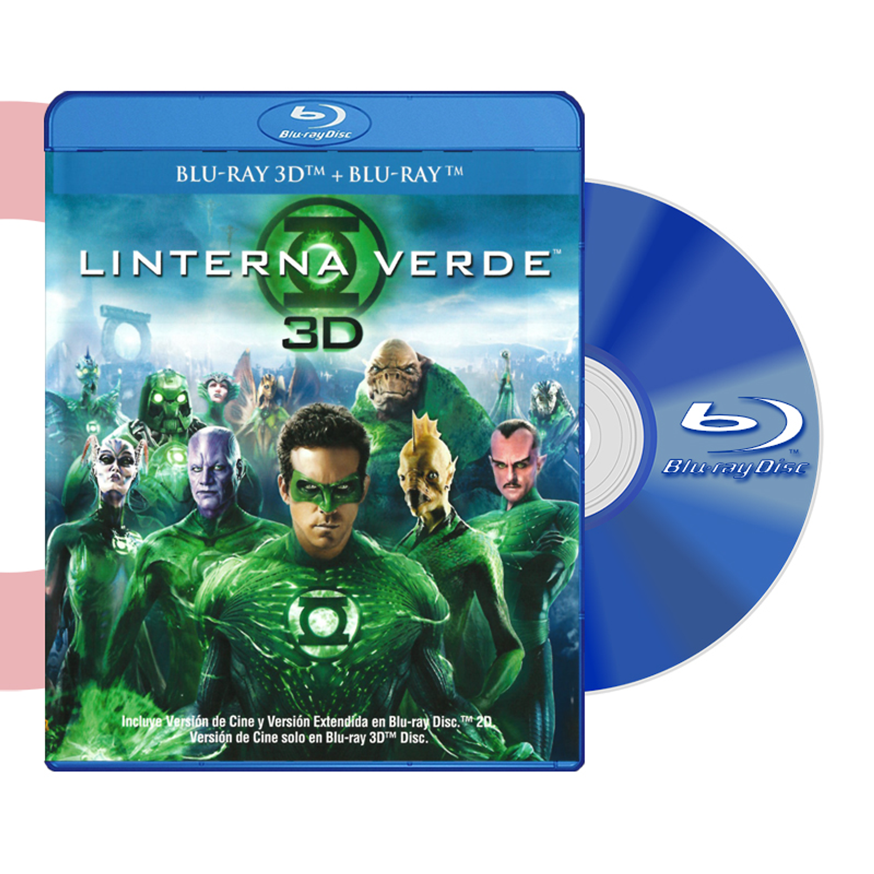 BLU RAY 3D LINTERNA VERDE