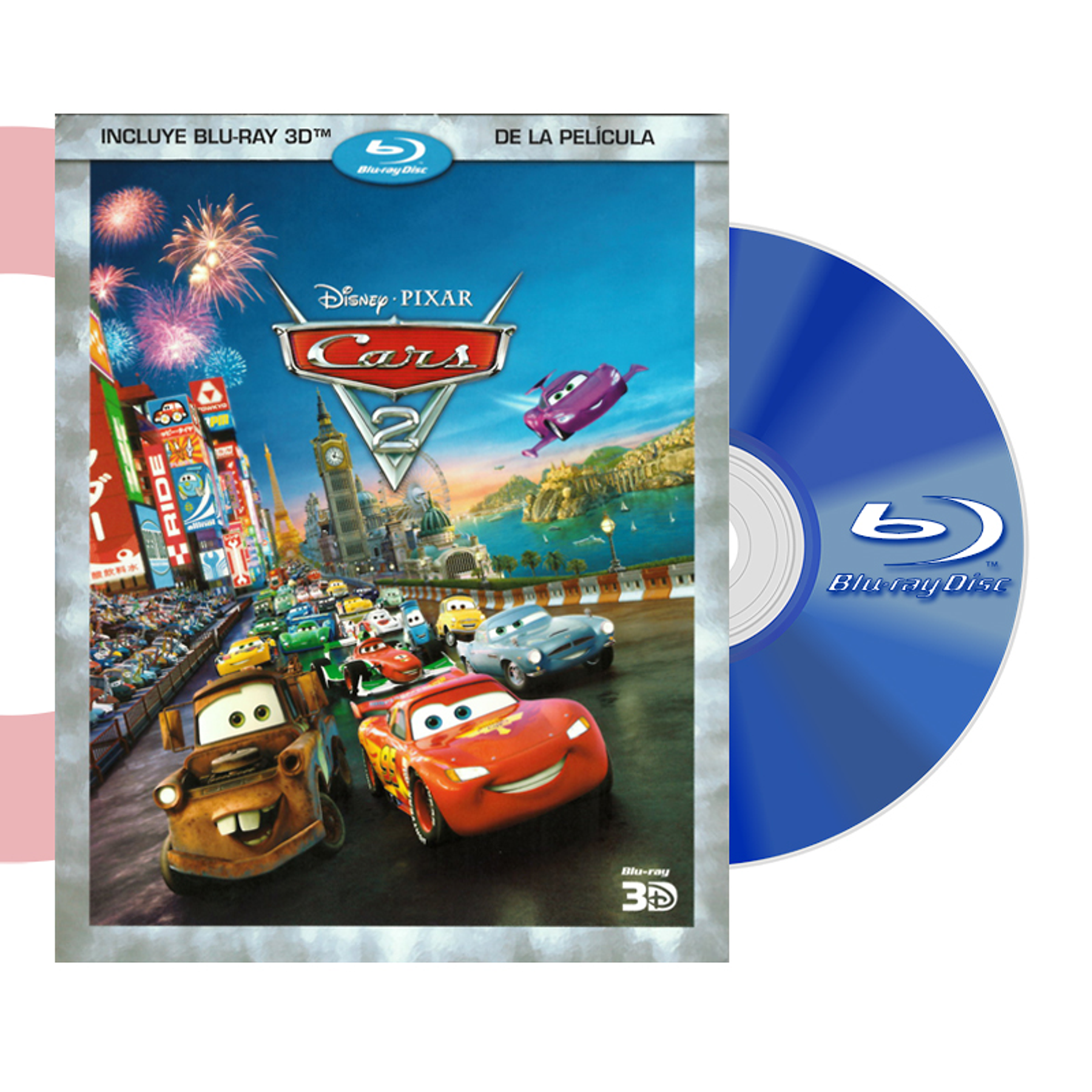 BLU RAY 3D CARS 2