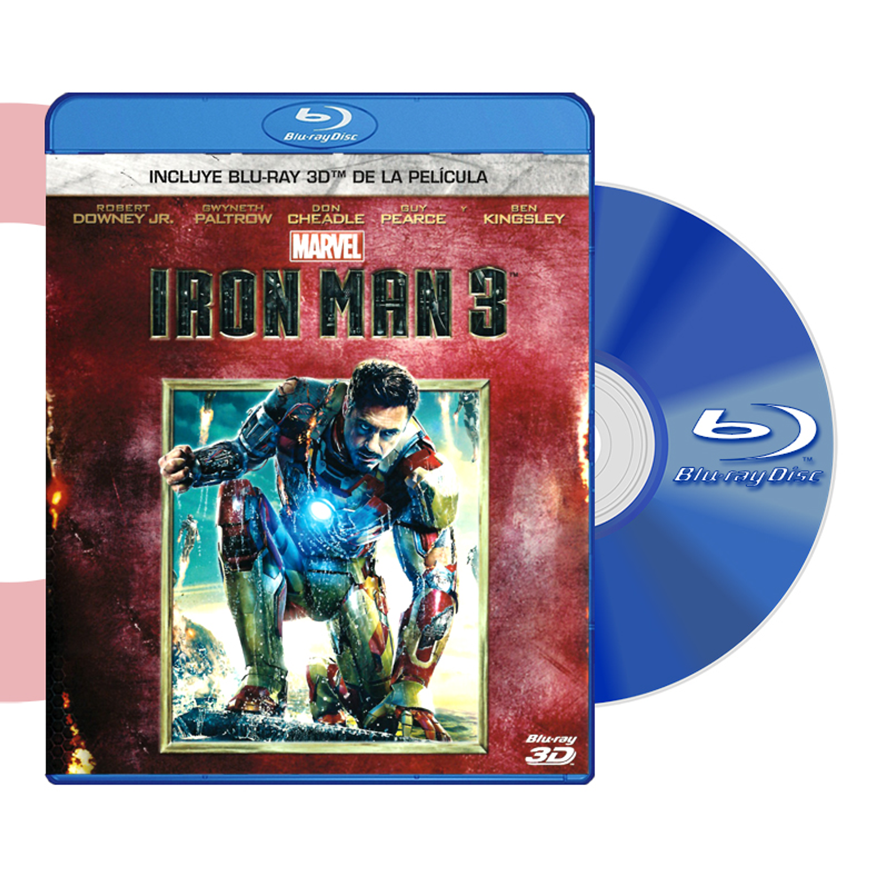 BLU RAY 3D IRON MAN 3