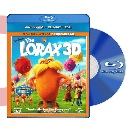 BLU RAY 3D EL LORAX