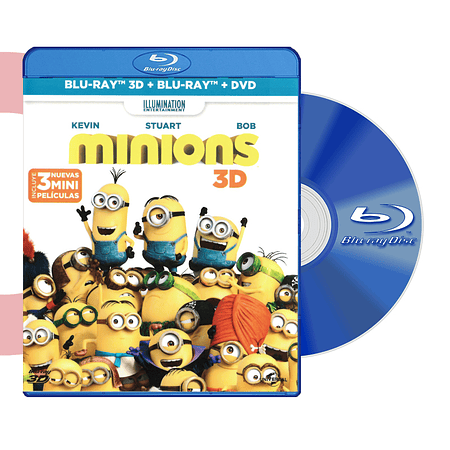 BLU RAY 3D MINIONS