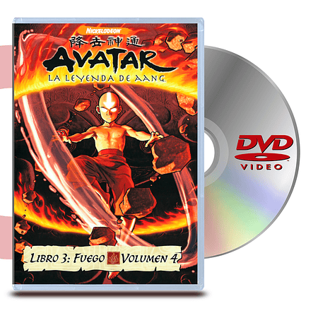 DVD AVATAR LIBRO 3: FUEGO VOL. 4