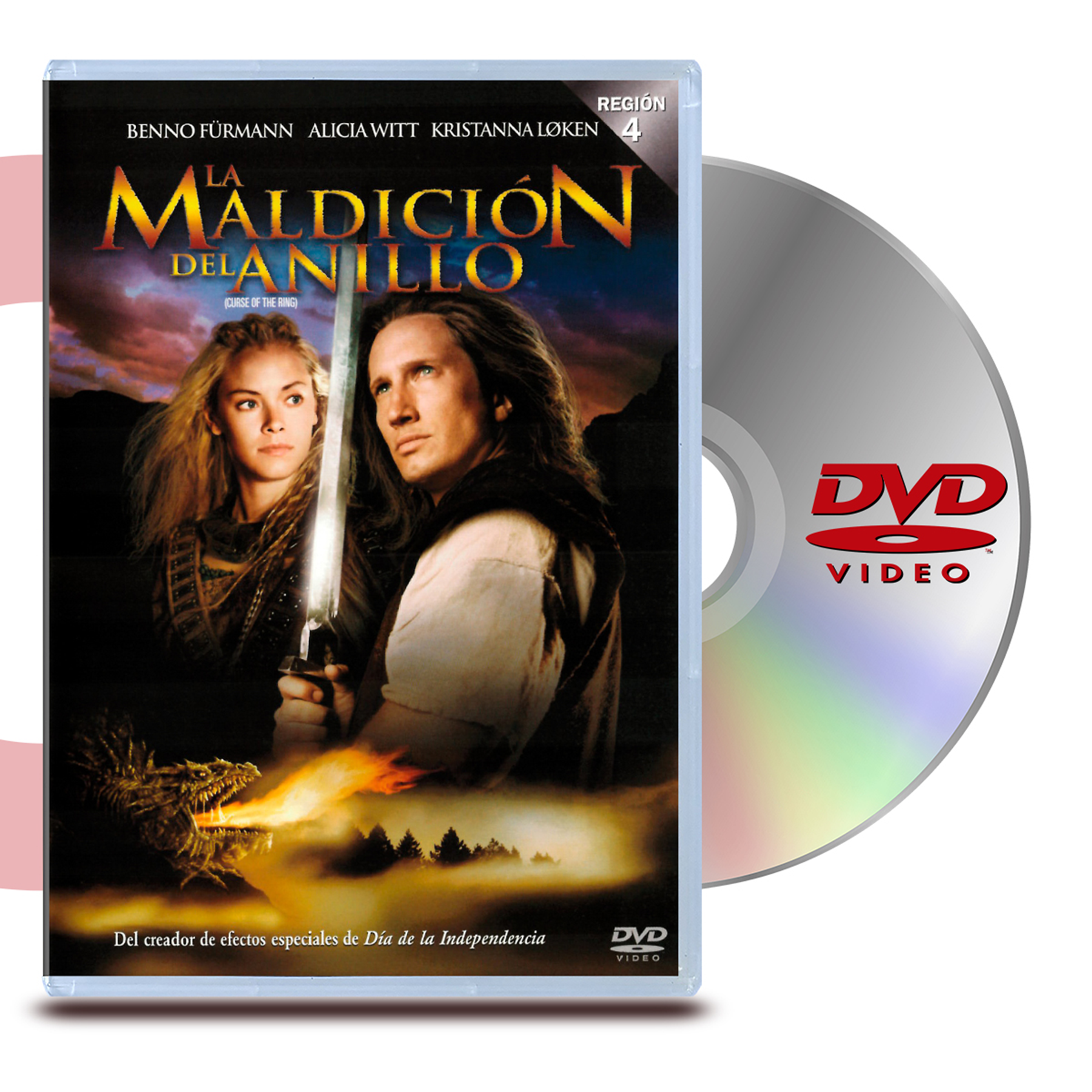 DVD LA MALDICION DEL ANILLO (OFERTA)