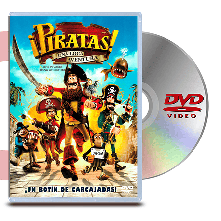 DVD PIRATAS UNA LOCA AVENTURA (OFERTA)