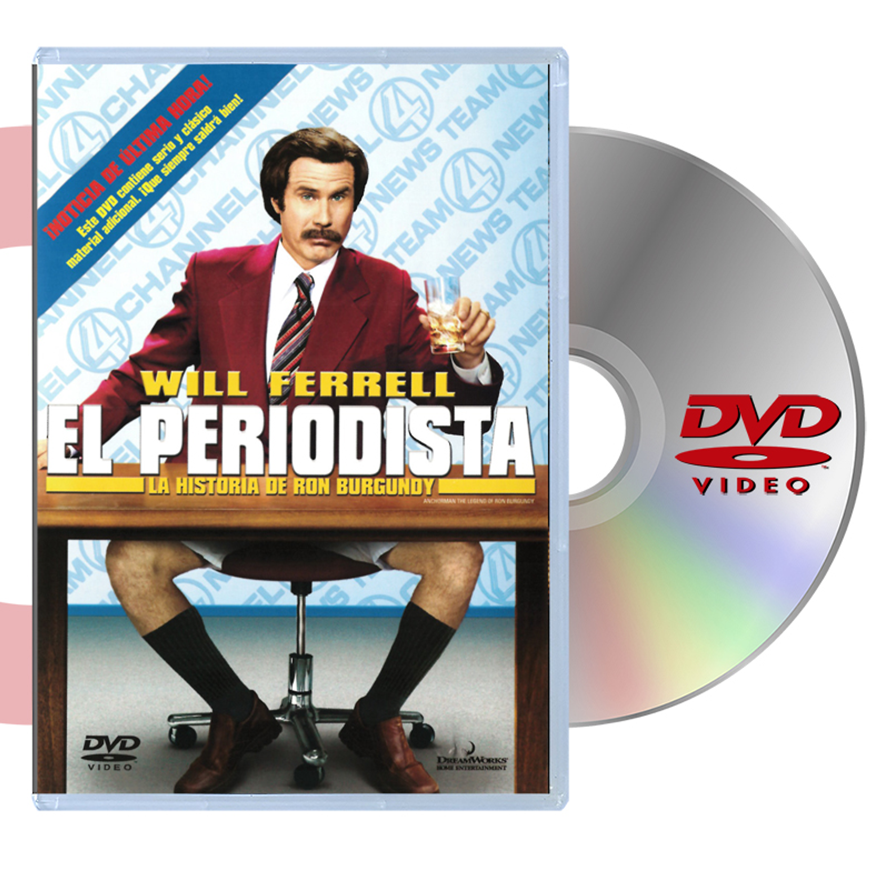 DVD EL PERIODISTA: LA HISTORIA DE RON BURGUNDY