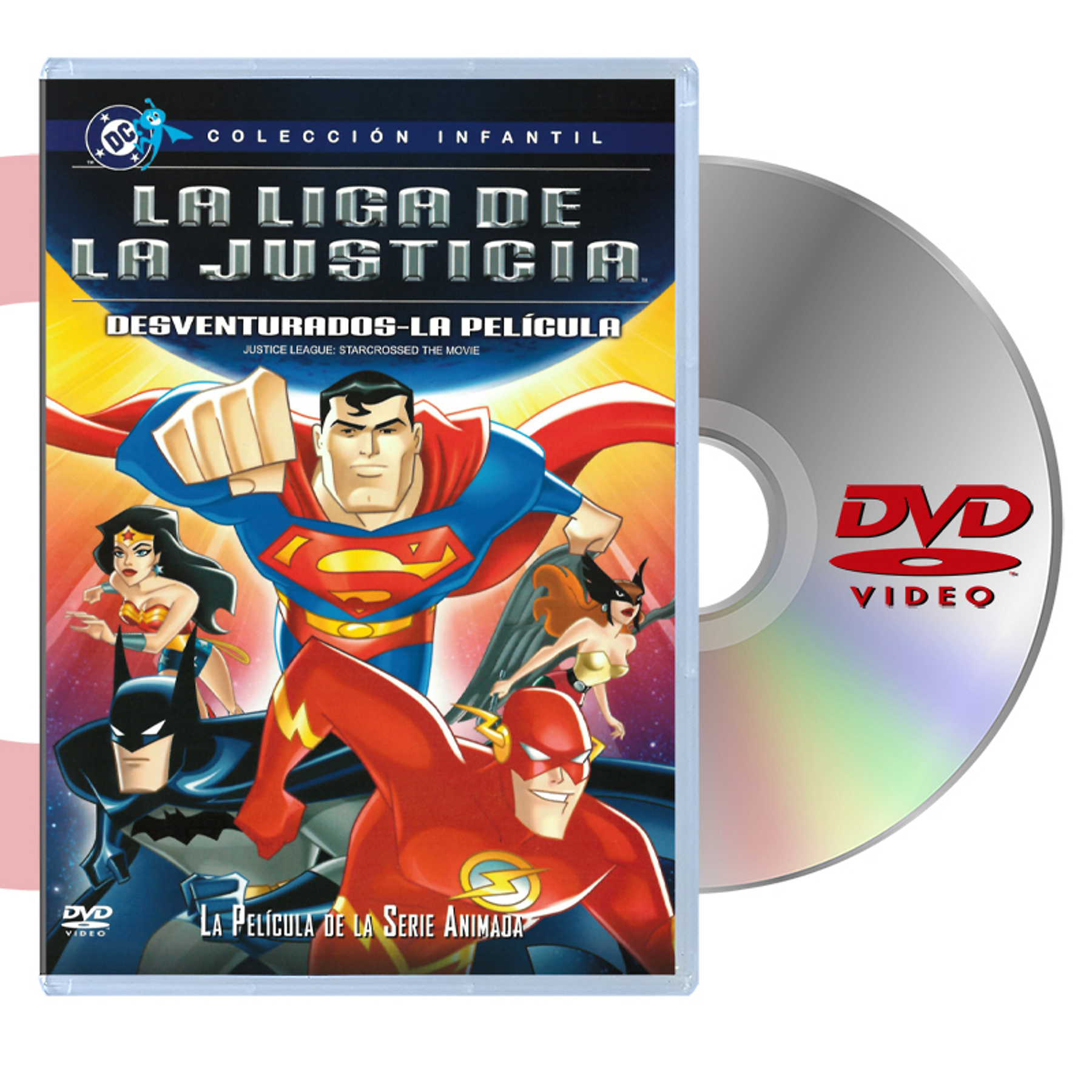 DVD LA LIGA DE LA JUSTICIA DESVENTURADO