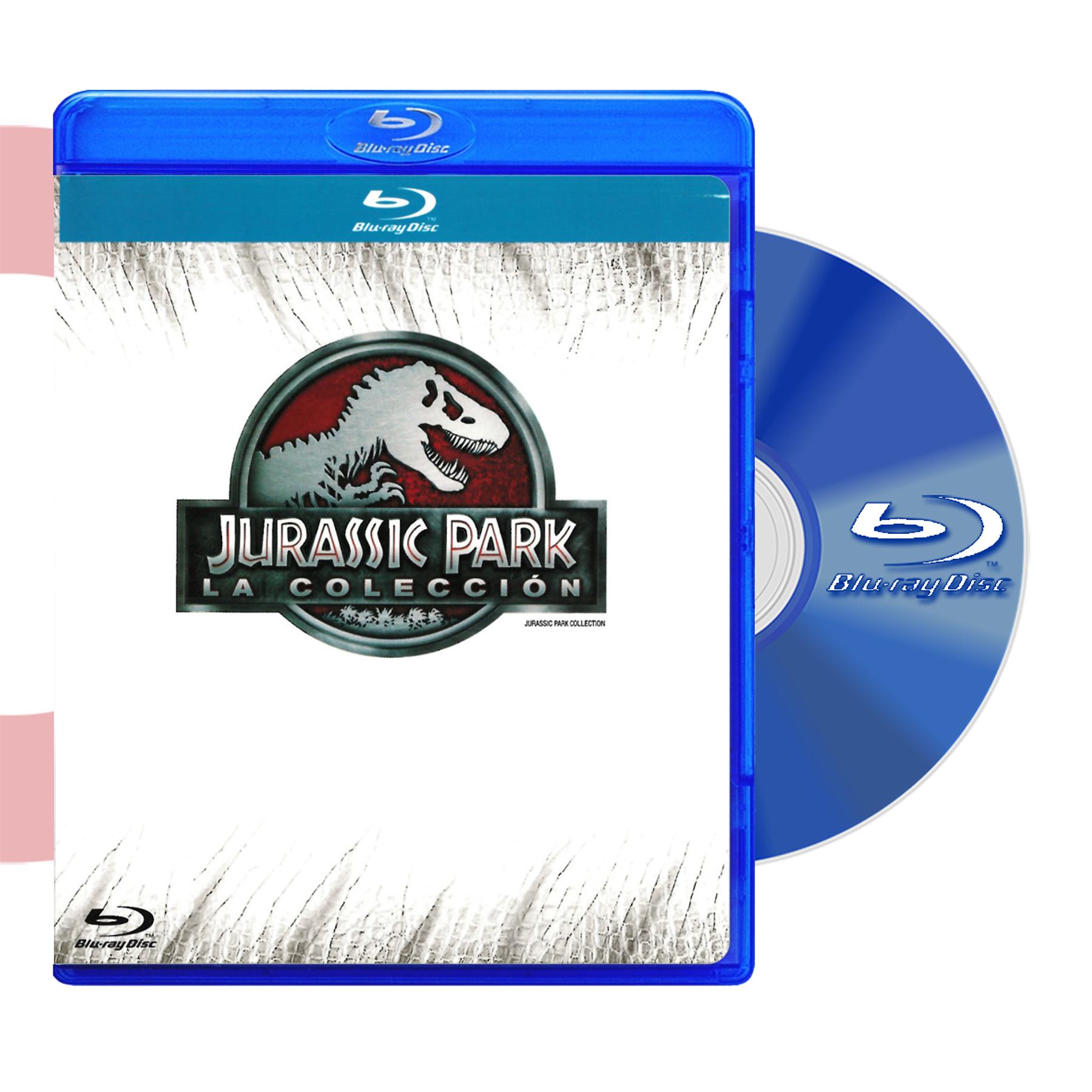 PACK BLU RAY JURASSIC PARK TRILOGIA + JURASSIC WORLD