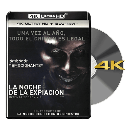 BLU RAY 4K LA PURGA LA NOCHE DE LA EXPIACION