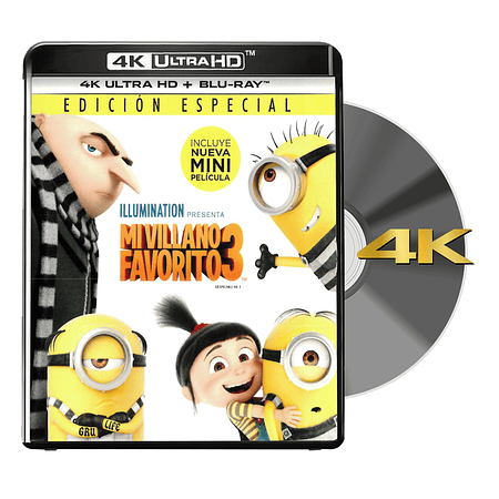 BLU RAY 4K MI VILLANO FAVORITO 3