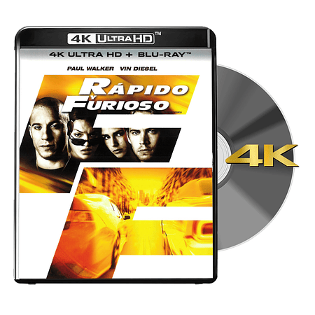 BLU RAY 4K RAPIDOS Y FURIOSOS 1