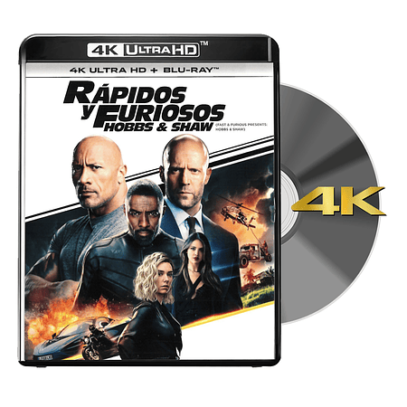 BLU RAY 4K RAPIDOS Y FURIOSOS HOBBS Y SHAW