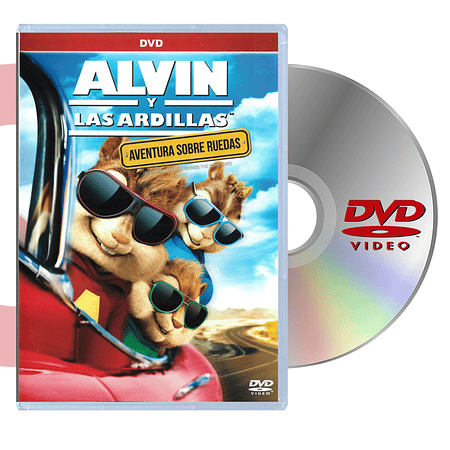 DVD ALVIN Y LAS ARDILLAS AVENTURA SOBRE RUEDAS