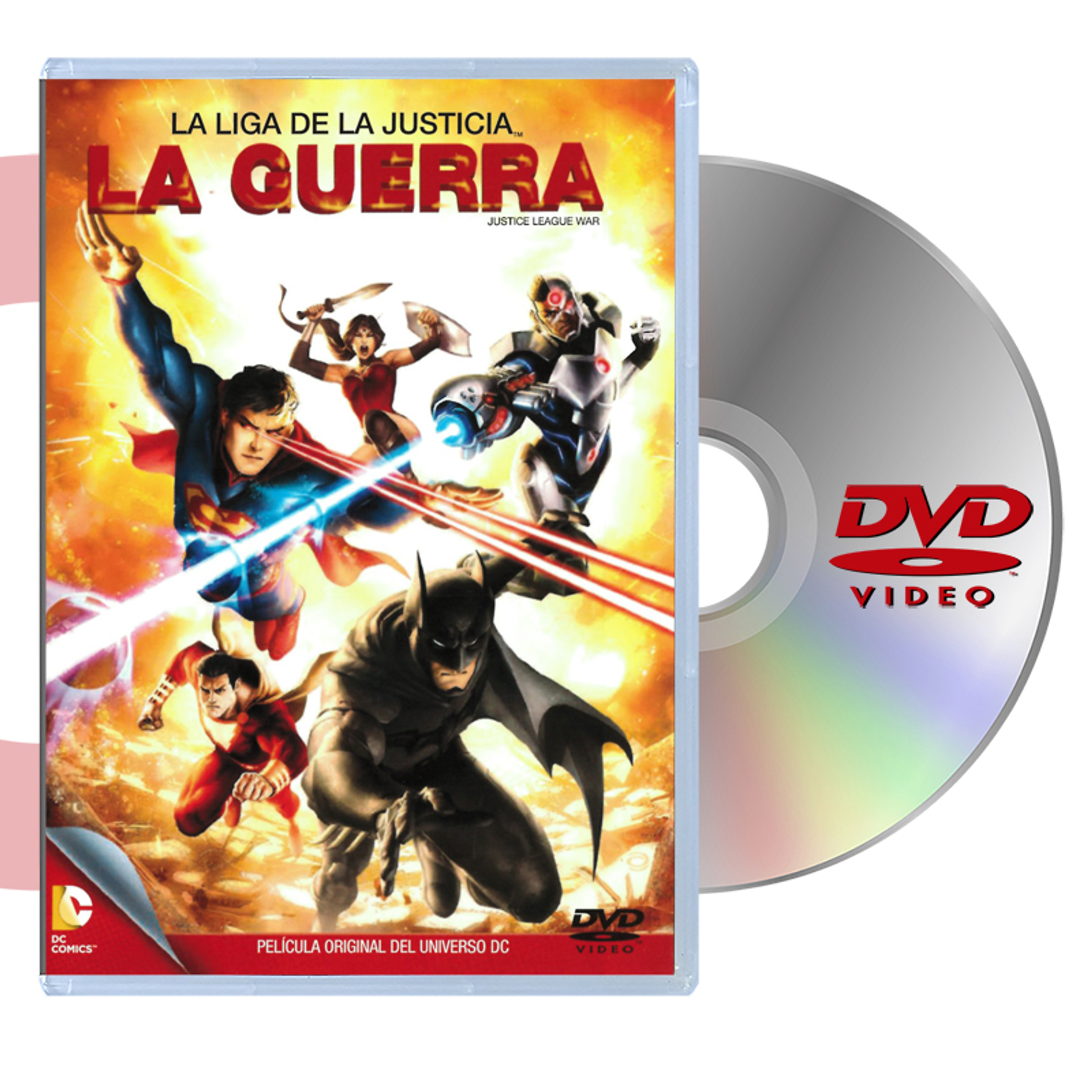DVD LIGA DE LA JUSTICIA GUERRA