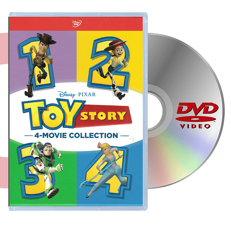 DVD PACK TOY STORY 1,2,3,4