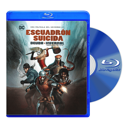 BLU RAY ESCUADRON SUICIDA DEUDA INFERNAL