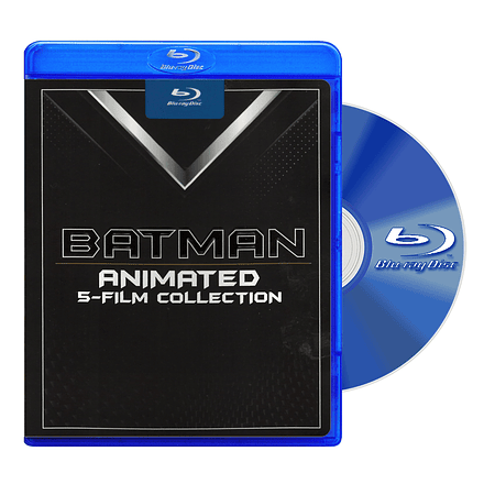 BLU RAY PACK BATMAN ANIMATED 5 FILMS COLLECTION