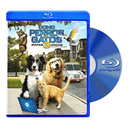 BLU RAY+DVD COMO PERROS Y GATOS 3: PATAS UNIDAS