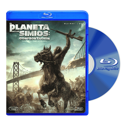 BLU RAY+DVD EL PLANETA DE LOS SIMIOS CONFRONTACION