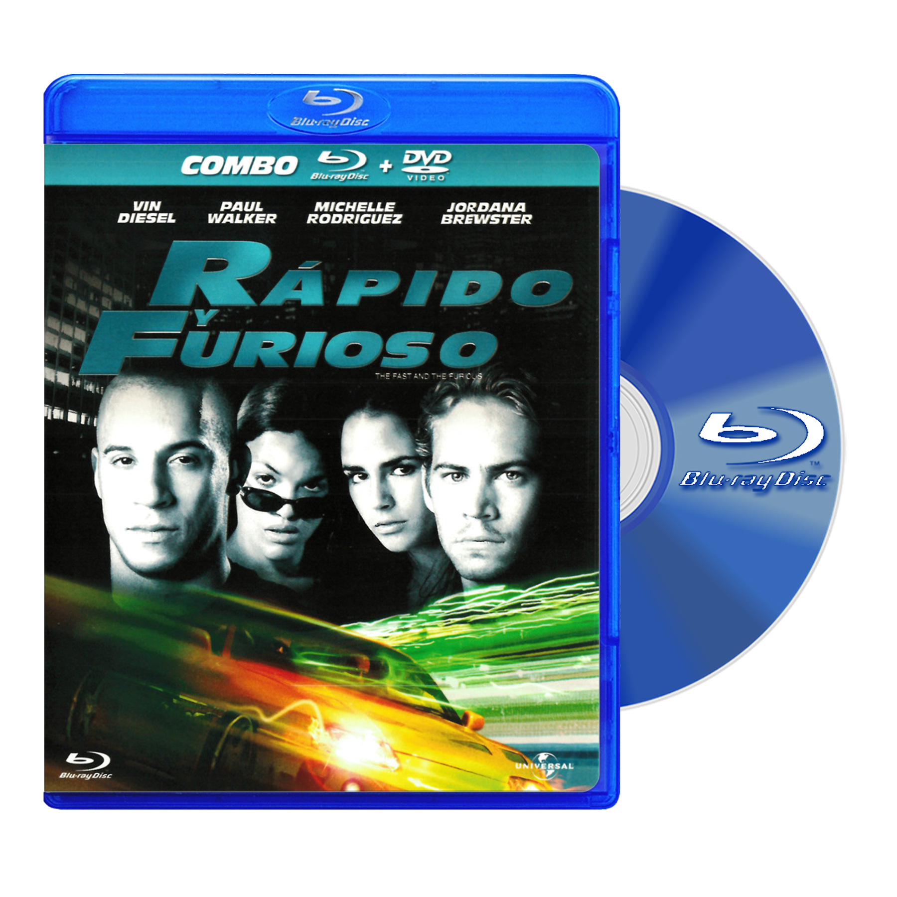 BLU RAY+DVD RAPIDO Y FURIOSO