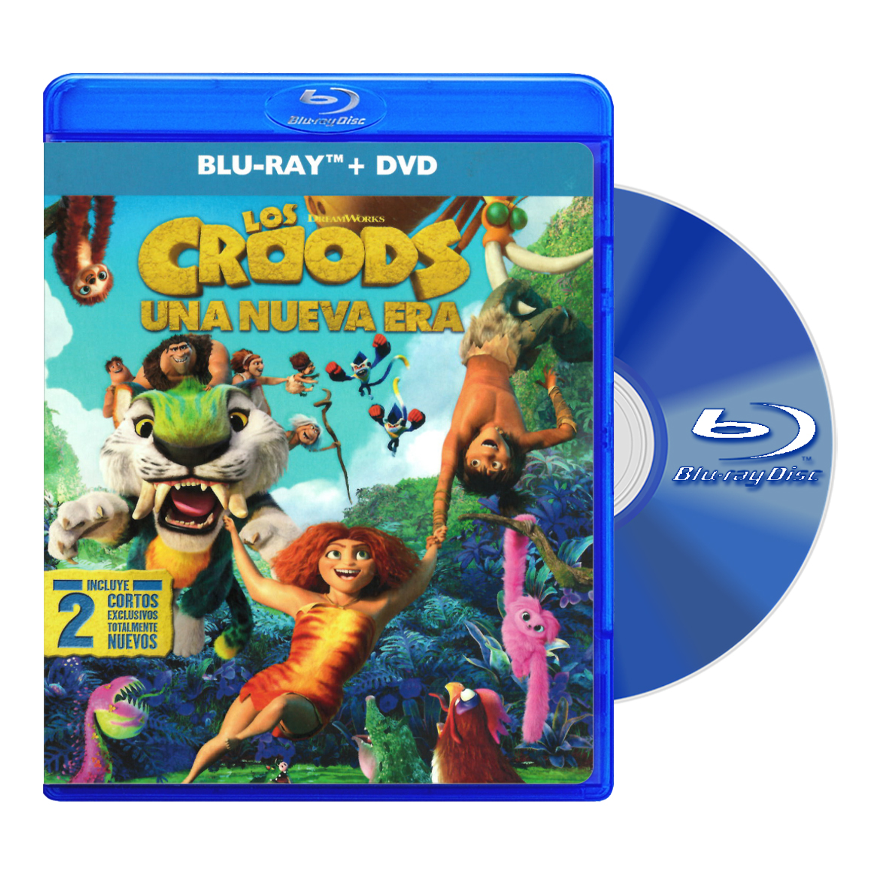 BLU RAY+DVD LOS CROODS UNA NUEVA ERA