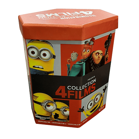 PACK BLU RAY ILLUMINATION VILLANOS Y MINIONS