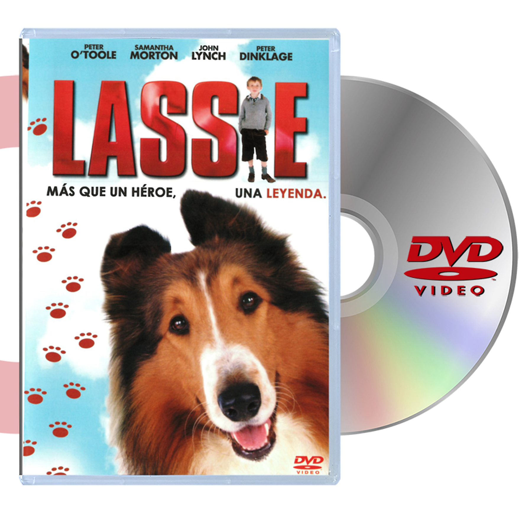 DVD LASSIE (MAS QUE UN HEROE UNA LEYENDA)