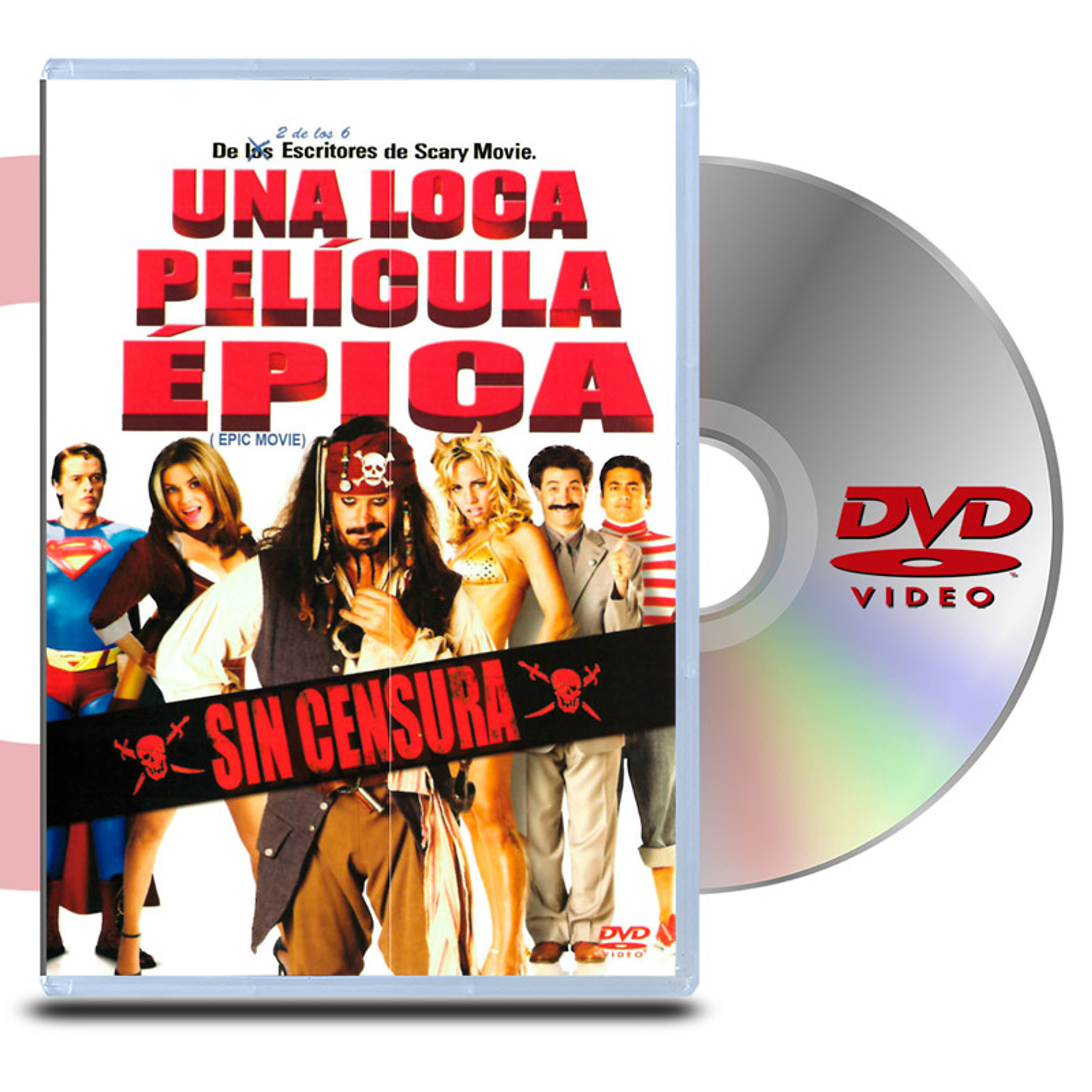 DVD UNA LOCA PELICULA EPICA
