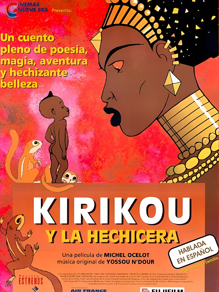 KIRIKOU Y LA HECHICERA (1998) 1