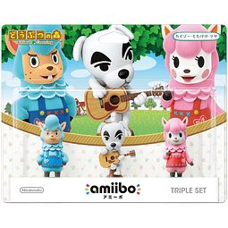 (DISPONIBLE A PEDIDO) Amiibo Animal Crossing set - Animal Crossing Series