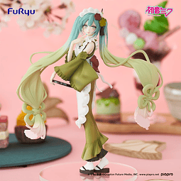 (PEDIDO) Piapro Characters - Hatsune Miku - Exceed Creative Figure - Sweet Sweets - Matcha Parfait (FuRyu)
