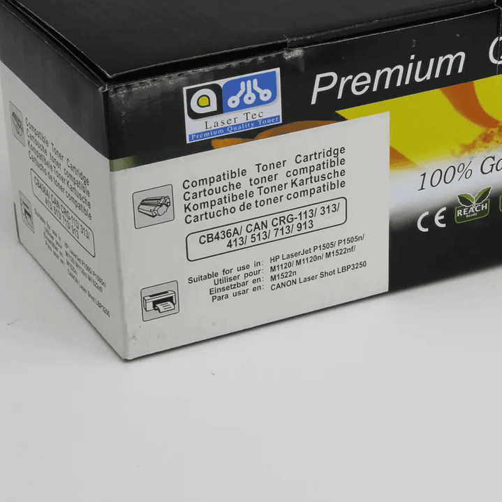 Toner CB436A Compatible con:  HP Laserjet P1505, 1515, M1120MFP, P1500 2