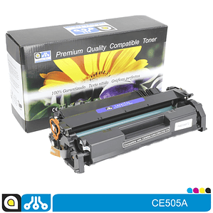 Toner CE505A Compatible con:  HP Laserjet P2035, P2035DN, P2050, P2055DN, P2030