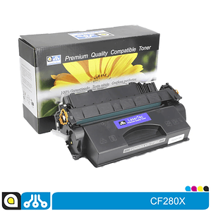 Toner CF280X Compatible con:  HP Laserjet Pro400MFP, Pro401D, M425DN, 2035, M401