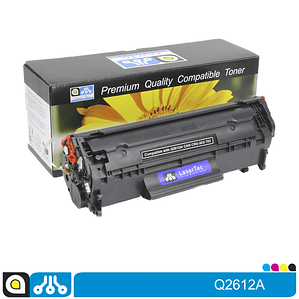Tóner Compatible HP Q2612A | HP 12A Negro - Para HP LaserJet 