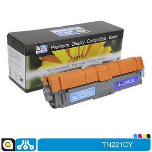 Toner TN221CY Compatible con:  Brother 9020cdn, 3140cw, 3150cdn, 3170cdw, 9130CW, 9330cdw