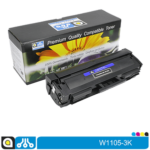 Toner W1105-JUMBO-3K Compatible con:  HP Laserjet 107a ,107w, MFP 135a, 135w, 137fnw