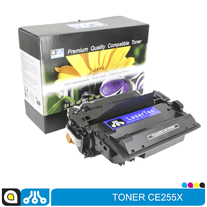 Toner CE255X Compatible con:  HP Laserjet P3015, M521, 525